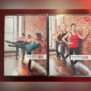 Pure Barre Flex Series Tone and Burn DVDs - Set of 2 -UNOPENED